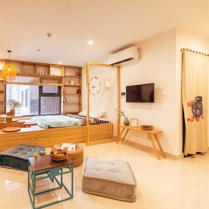 Nội thất homestay đơn giản nhưng có tính thẩm mỹ cao